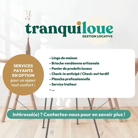 Tranquiloue - Familiale - 10min Puy Du Fou